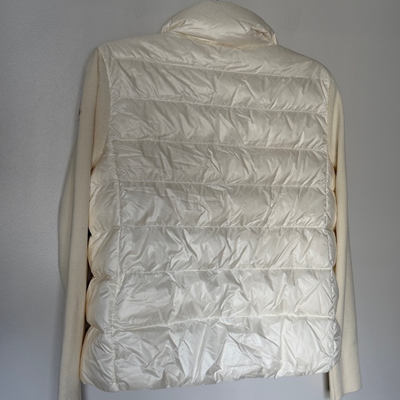 Moncler Women's Ivory Puffer Cardigan / Jacket - Picture 12 of 12